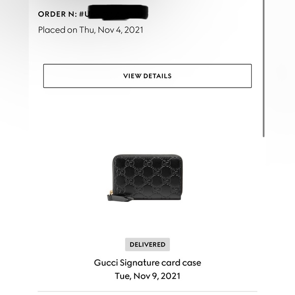 Authentic Gucci Signature Card Case - Out of stock - Picture 2 of 5
